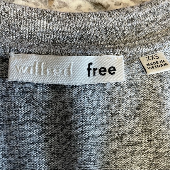 Wilfred Free Devinette Gray Long Sleeve Sweater Women’s XXS Oversized - Picture 6 of 9